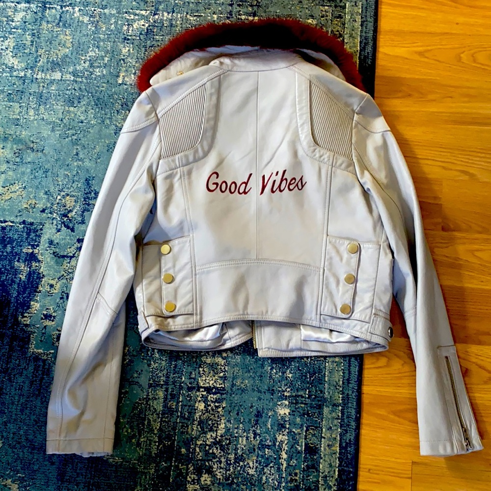 Samantha Sipos Good Vibes Moto Jacket, XS